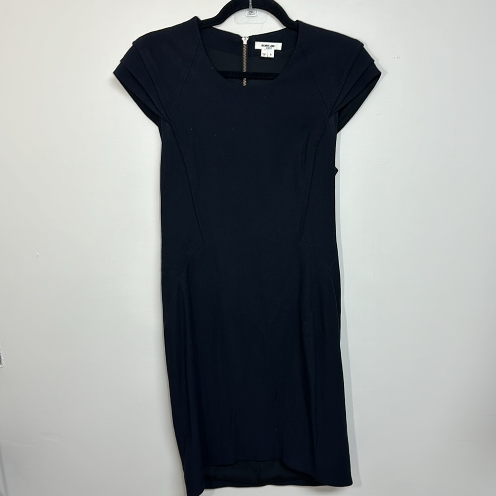 Helmut Lang‎ Pix Form Suiting Dress Black 8